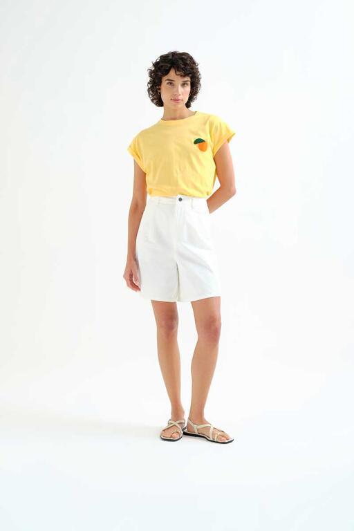 Shorts algodón Compañía Fantástica blanco