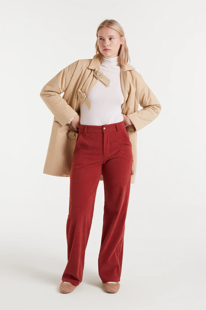 Pantalón de pana Compañía Fantástica marrón