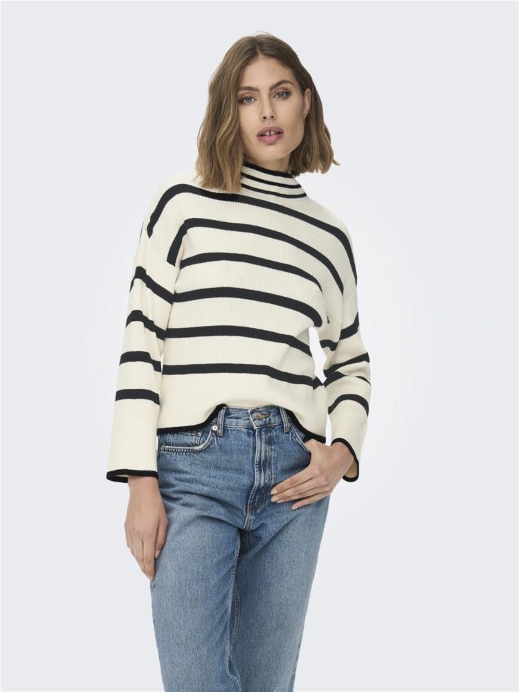 JERSEY ONLY ONLIBI BLANCO NEGRO