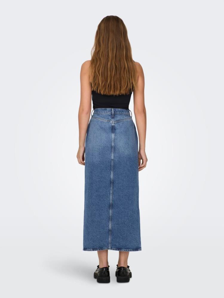 FALDA MIDI VAQUERA ONLY ONLCILLA
