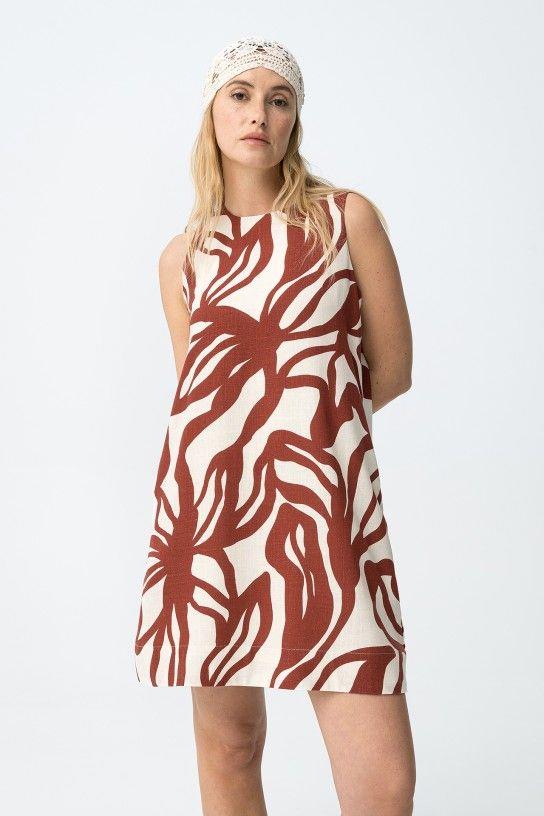 Vestido Tiffosi Rebeca_1 estampado 