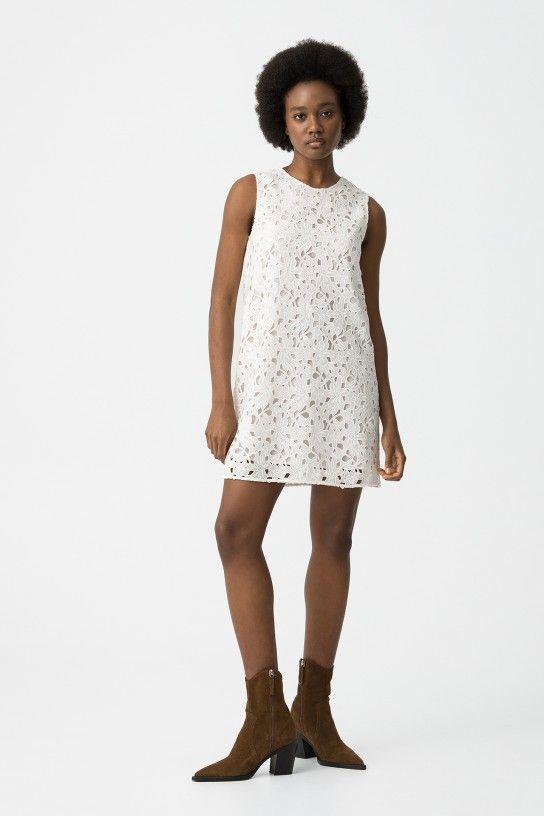 vestido mujer blanco