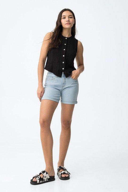 Short Tiffosi Rachel_49 azul vaquero claro