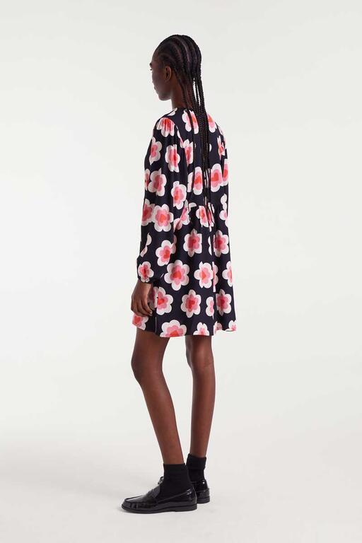 Vestido corto Compañía Fantástica estampado floral