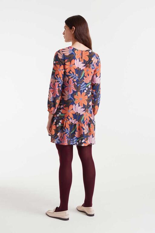 Vestido corto Compañía Fantástica estampado 
