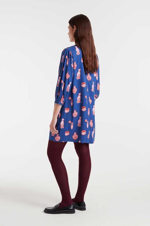 Vestido corto Compañía Fantástica estampado 