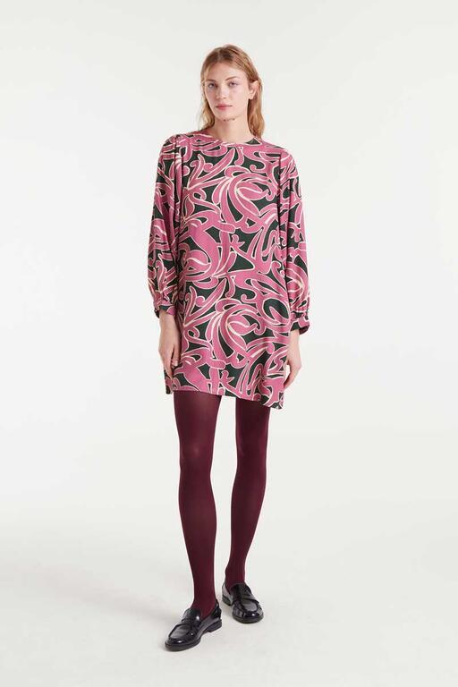 Vestido corto Compañía Fantástica estampado 