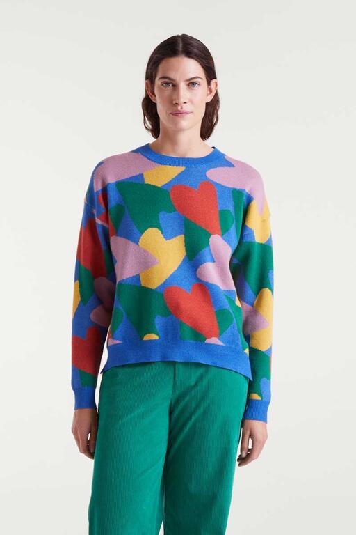 Jersey Compañía Fantástica estampado corazones