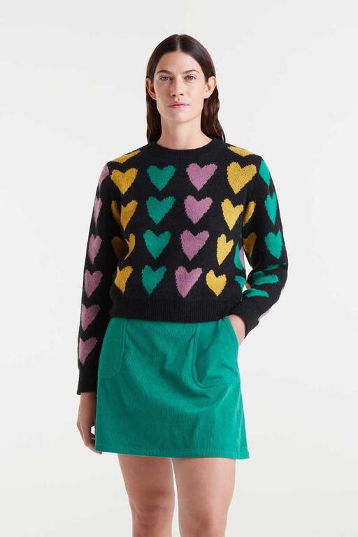 Jersey Compañía Fantástica estampado corazones