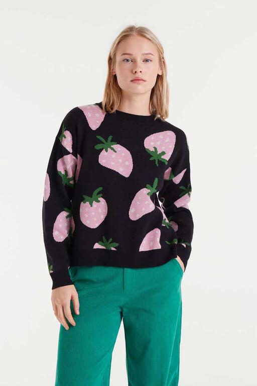 Jersey Compañía Fantástica estampado fresas