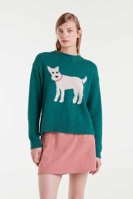 Jersey Compañía Fantástica verde perro
