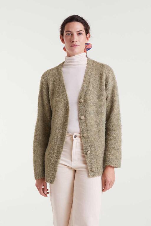 Cardigan Compañía Fantástica verde