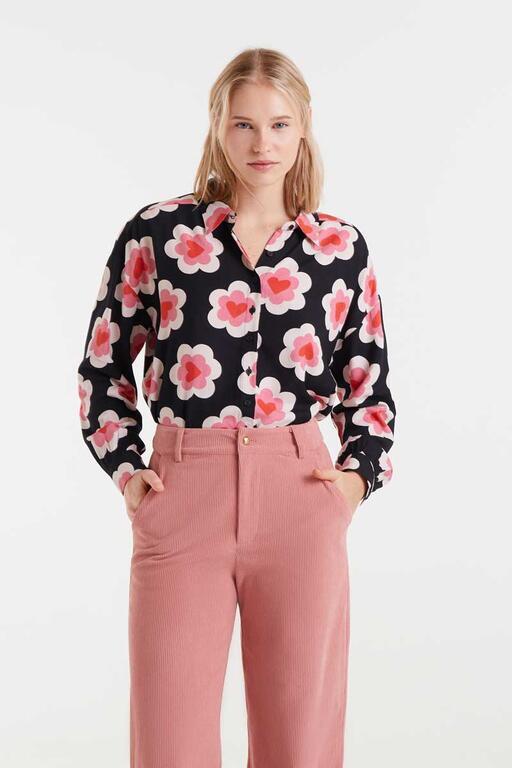 Camisa Compañía Fantástica estampado flores