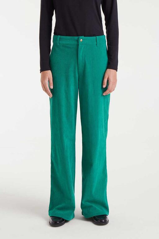 Pantalón pana Compañía Fantástica verde