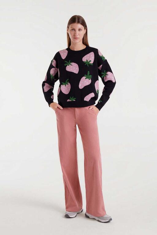 Pantalón pana Compañía Fantástica rosa