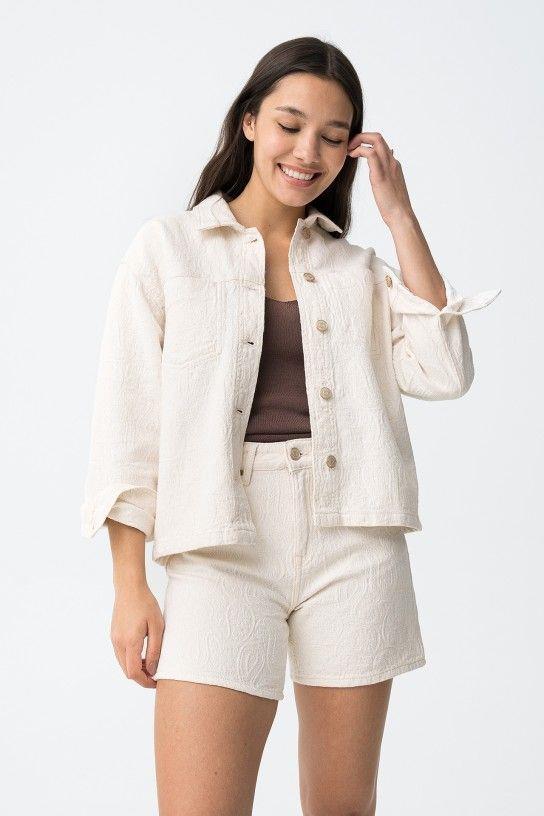 Cazadora Tiffosi Frida crudo