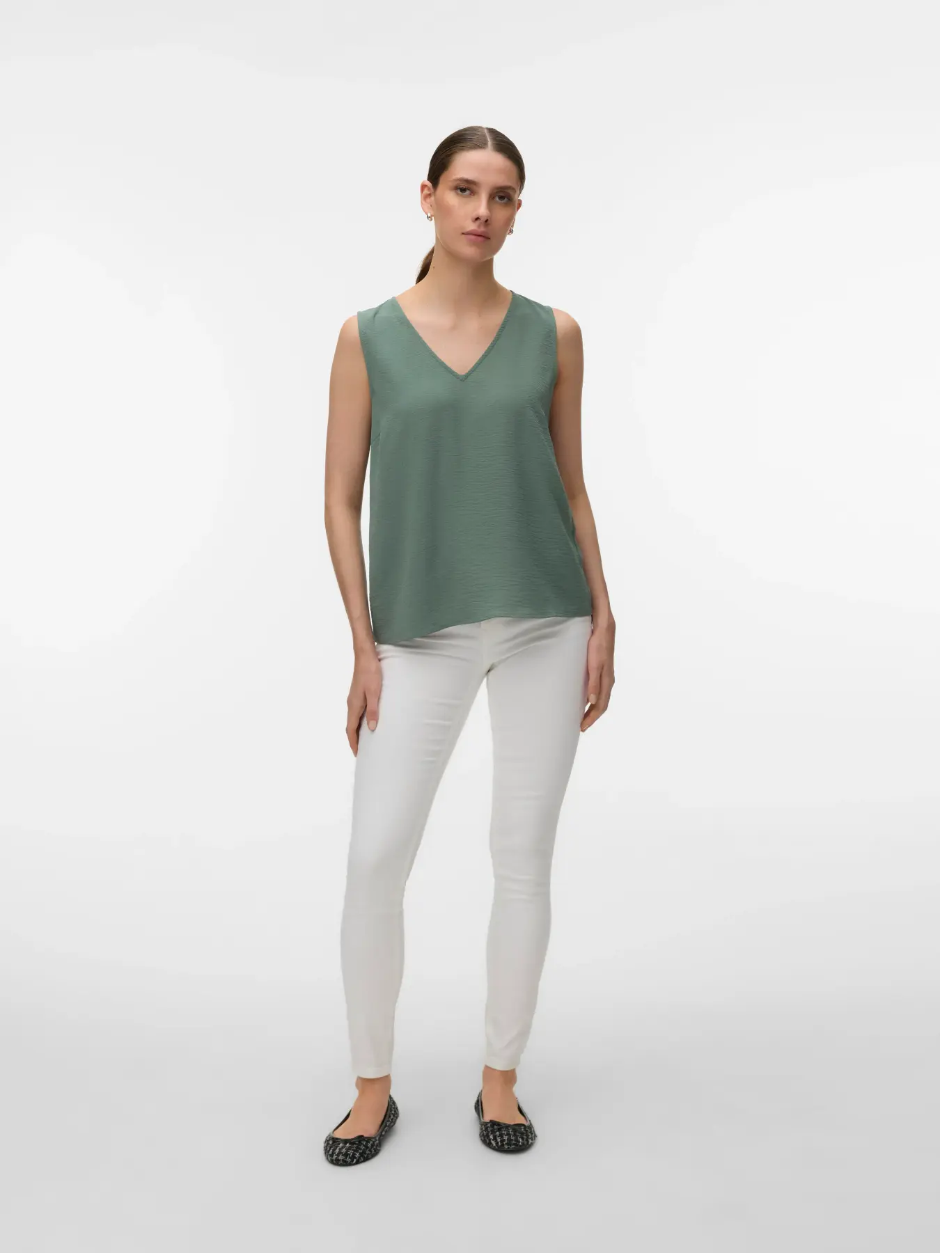 Top Vero Moda Malva verde