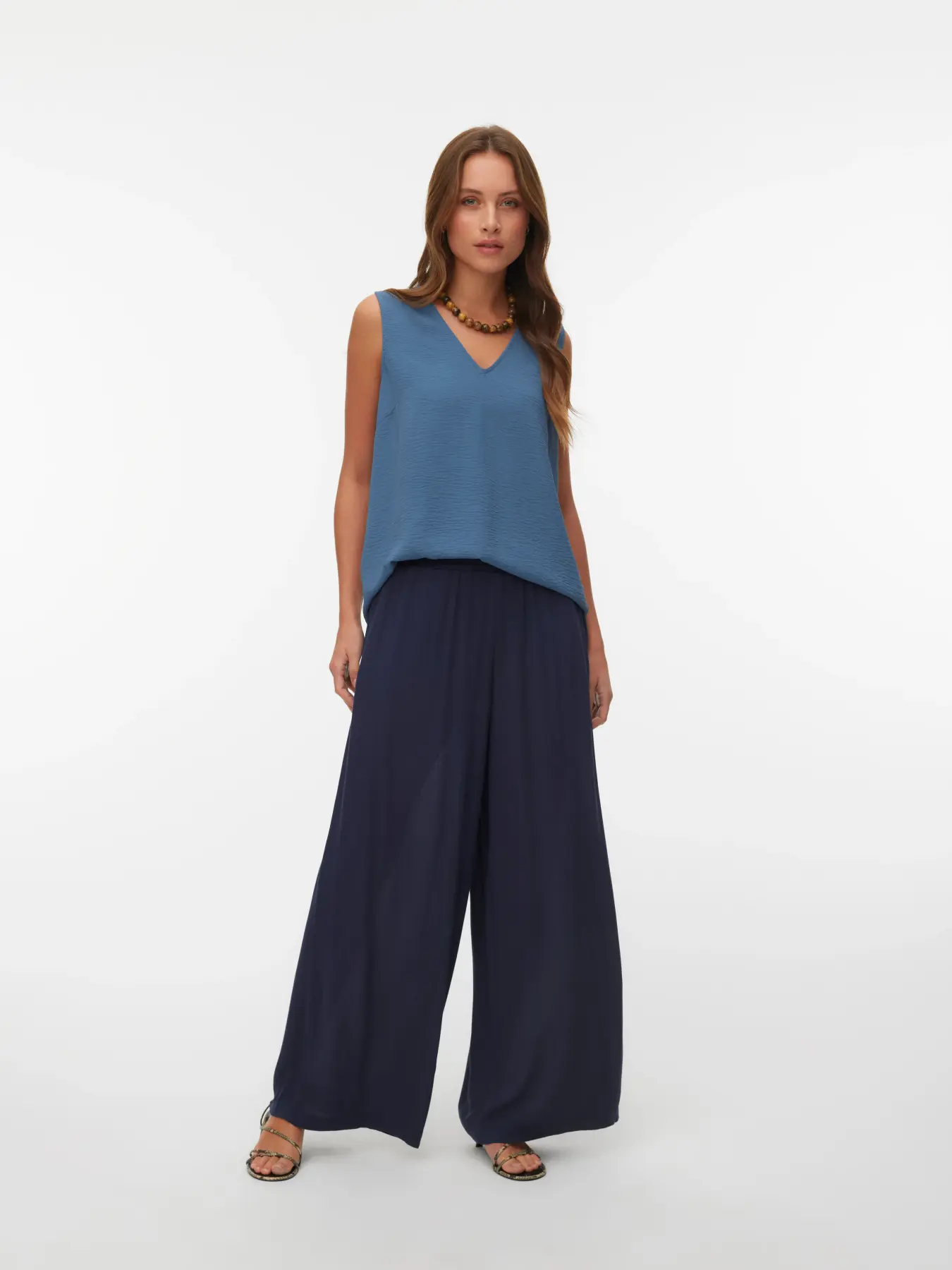 Top Vero Moda Malva azul
