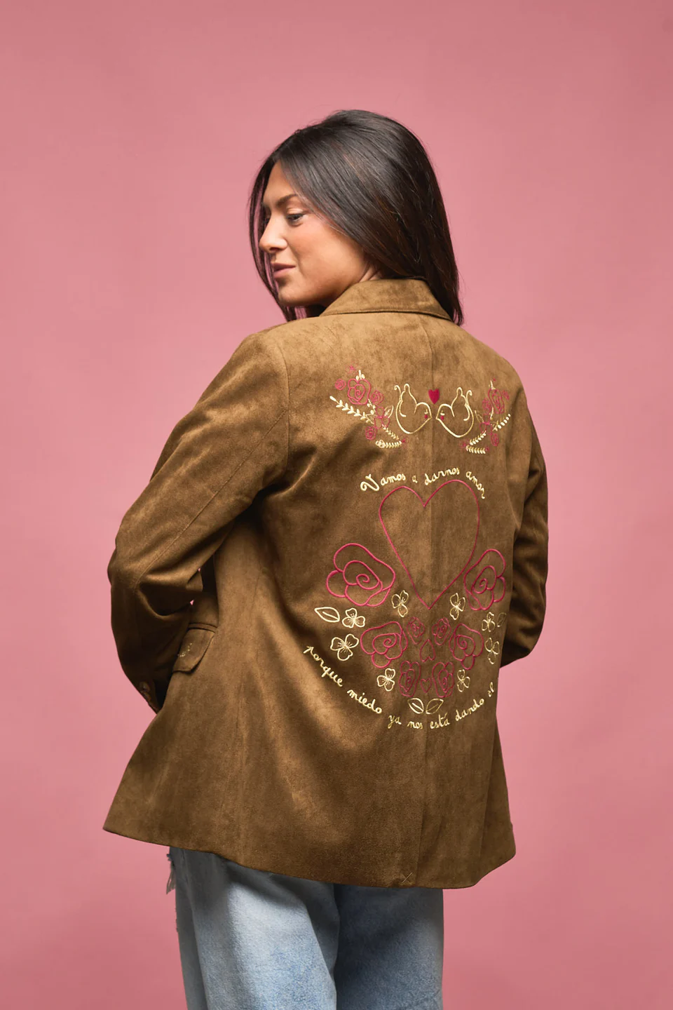 Blazer Anabel Lee Claudia marron