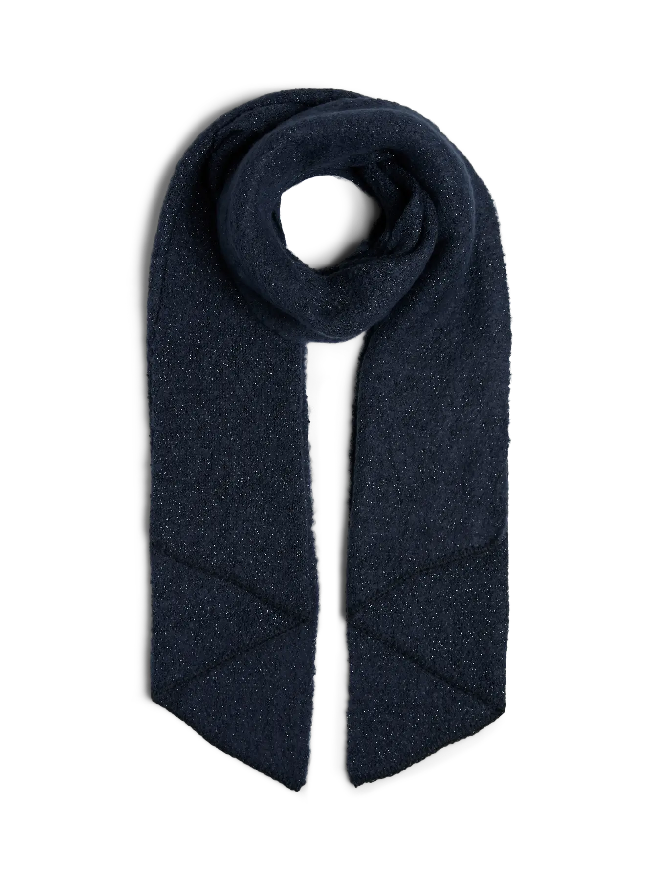 Bufanda Pieces Pcpyron lurex azul marino