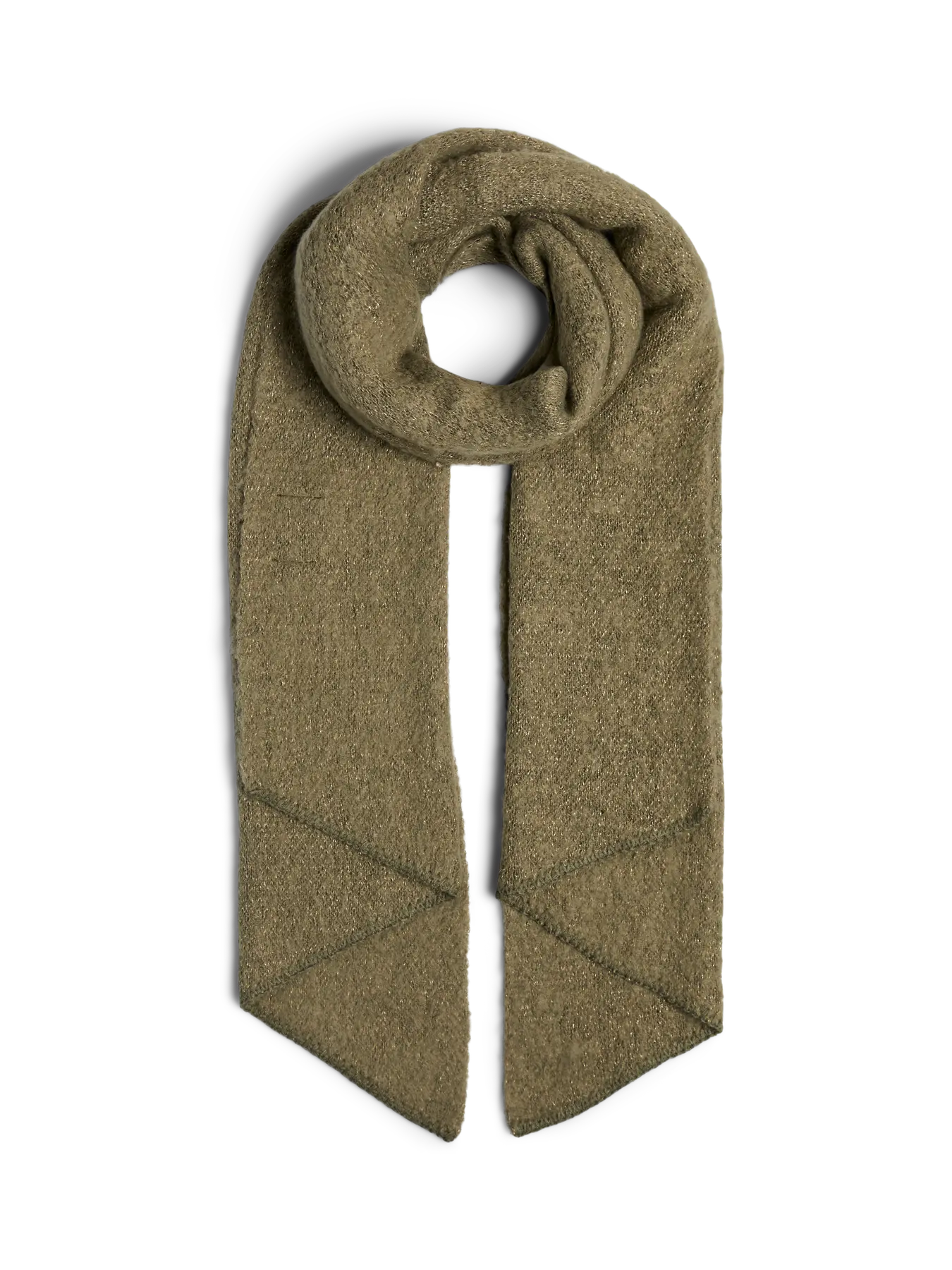 Bufanda Pieces Pcpyron lurex verde
