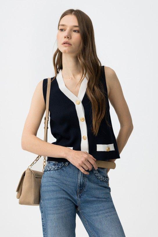 Chaleco Tiffosi Ravenclaw azul marino