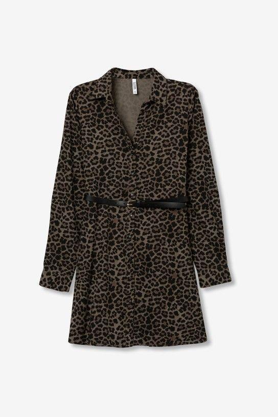 Vestido Tiffosi Leopard_2 verde