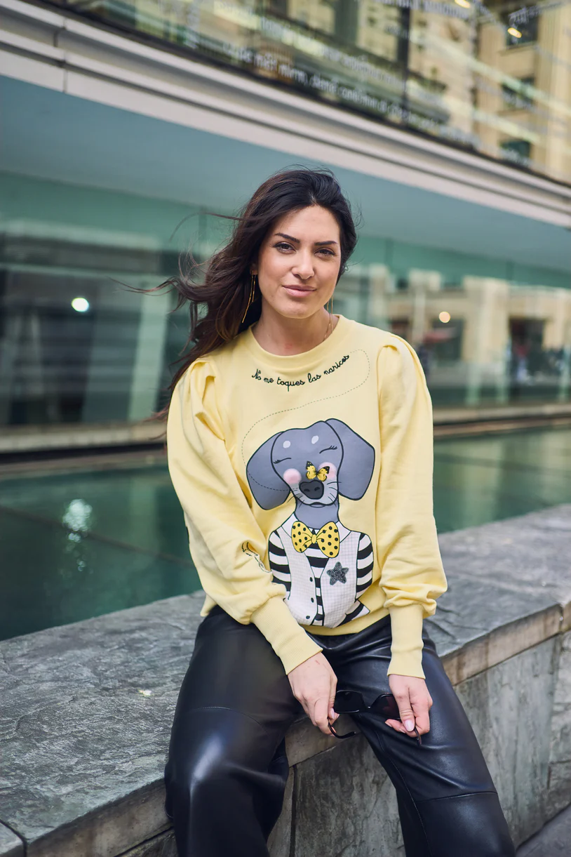 SUDADERA HUELLAS
