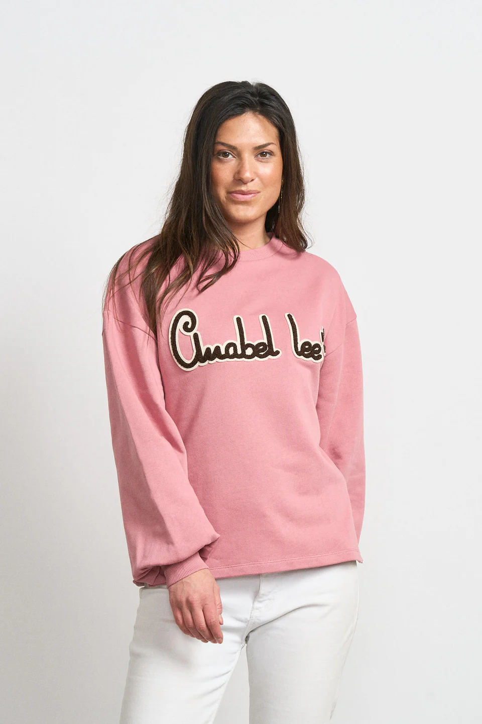 Sudadera Anabel Lee Vida básica rosa