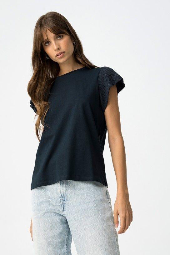 Camiseta Kira_19 azul marino