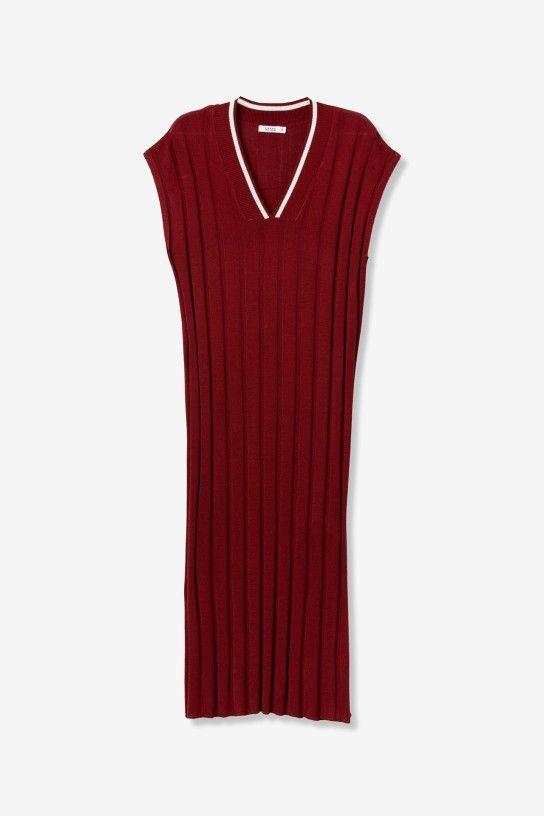 Vestido Tiffosi Aleta_1 rojo