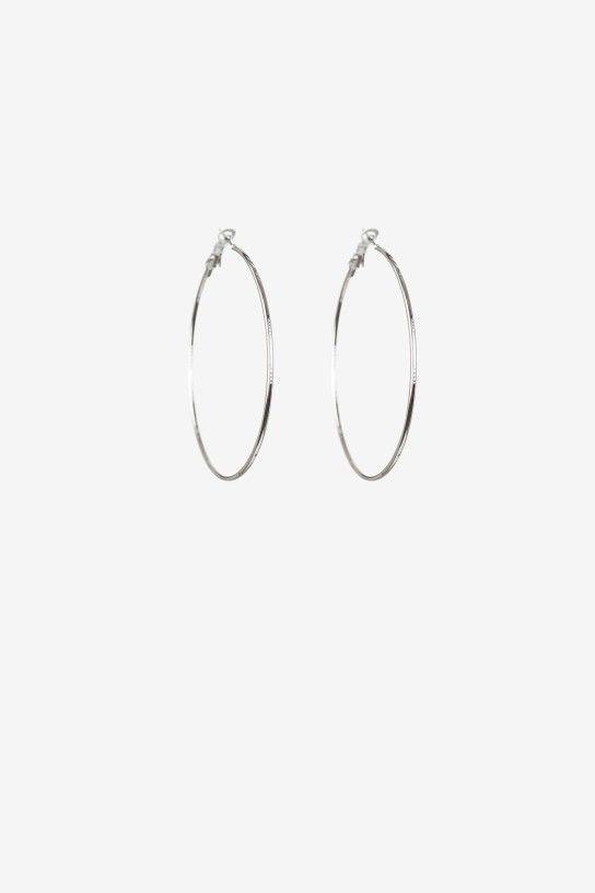 PENDIENTES ARO PLATEADOS