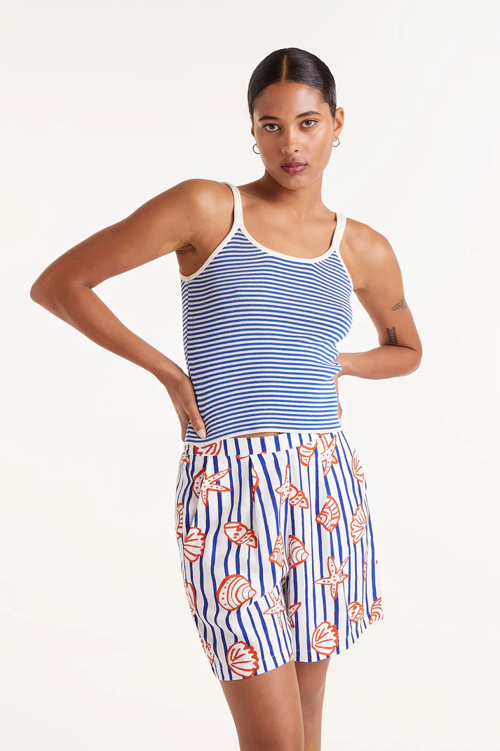 SHORT ESTAMPADO DE RAYAS NEMO