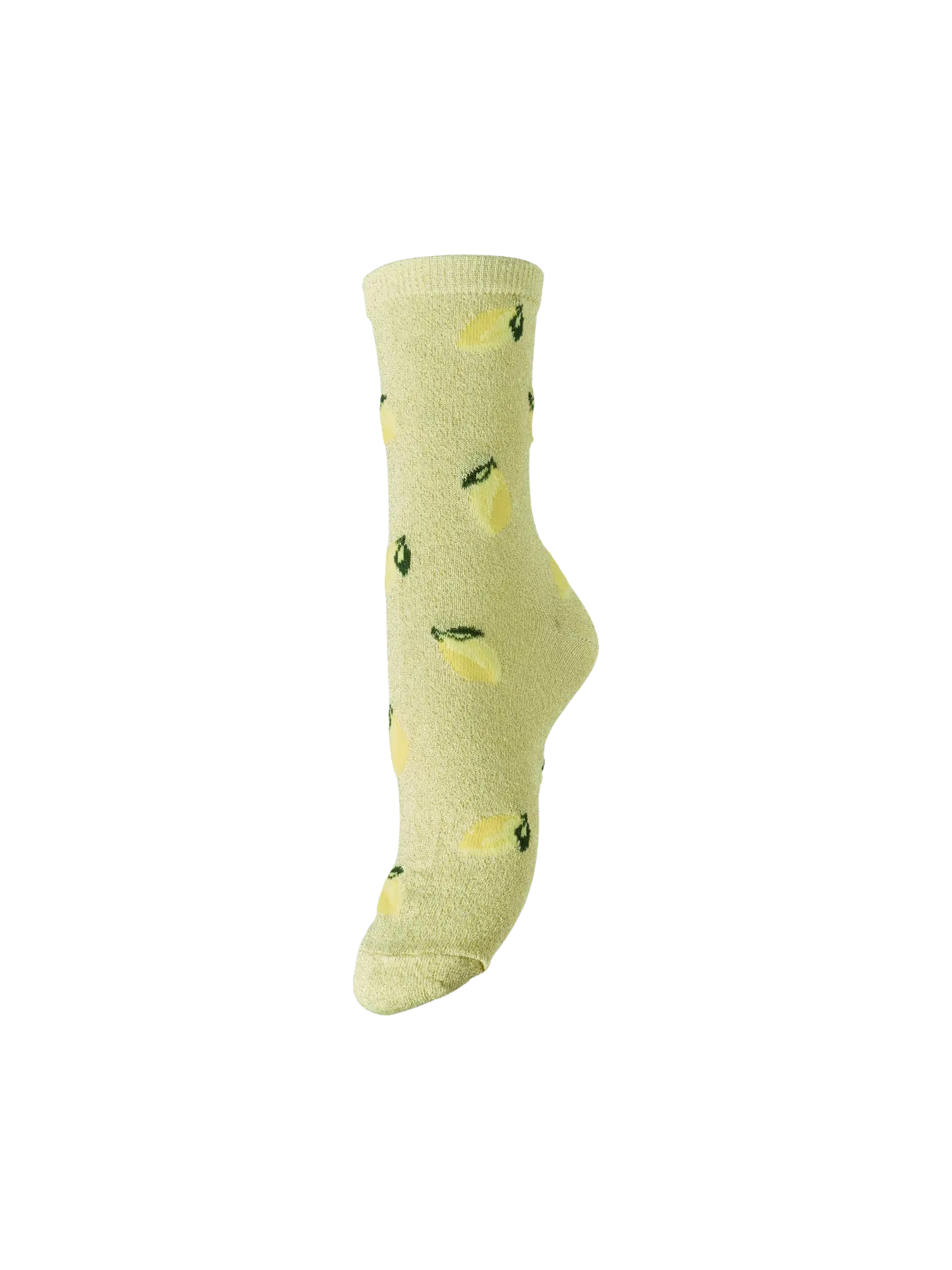 Calcetines Pieces PCsebby glitter limones