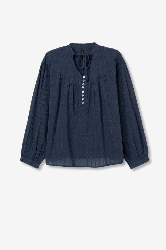 Blusa Tiffosi Alfama azul marino