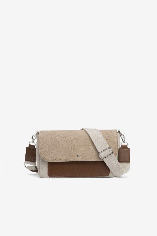 Bolso Tiffosi Tiffani camel