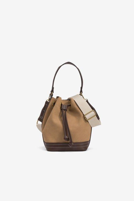 Bolso Tiffosi Kendra camel