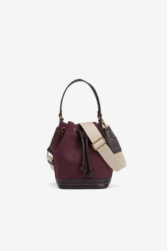 Bolso Tiffosi Kendra granate