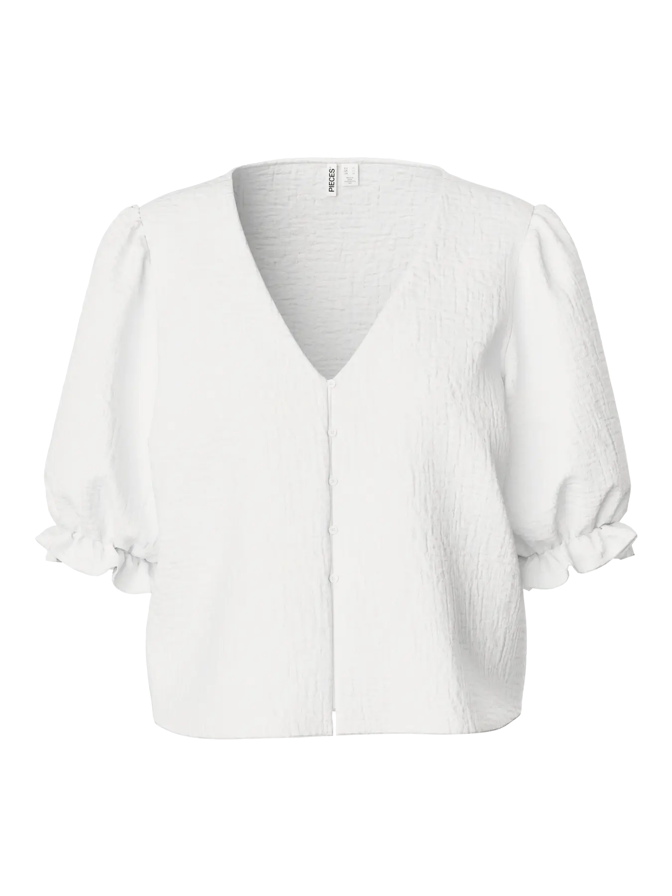 Camiseta Pieces Pcsikka blanco
