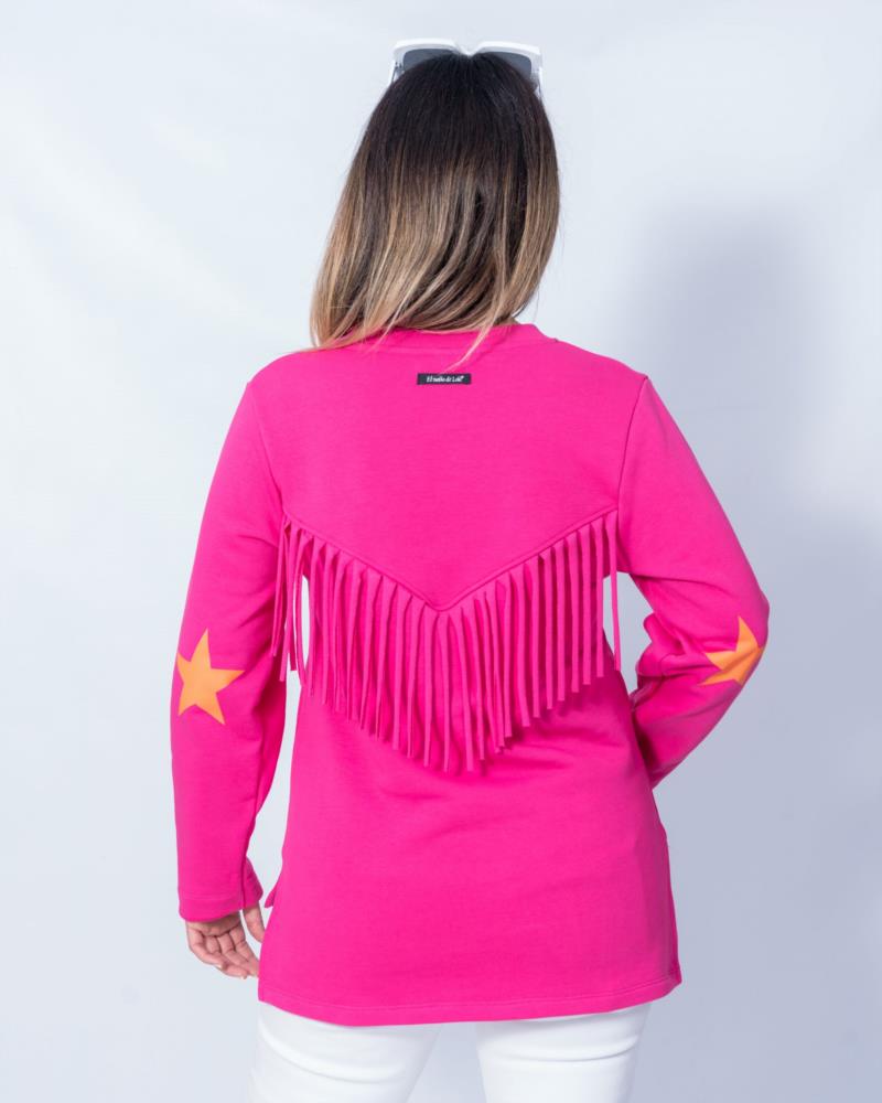 SUDADERA EL SUEÑO DE LOLA ¨LOLA STAR¨FUXIA