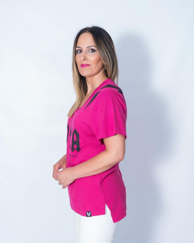 CAMISETA EL SUEÑO DE LOLA ¨LOCA¨FUXIA