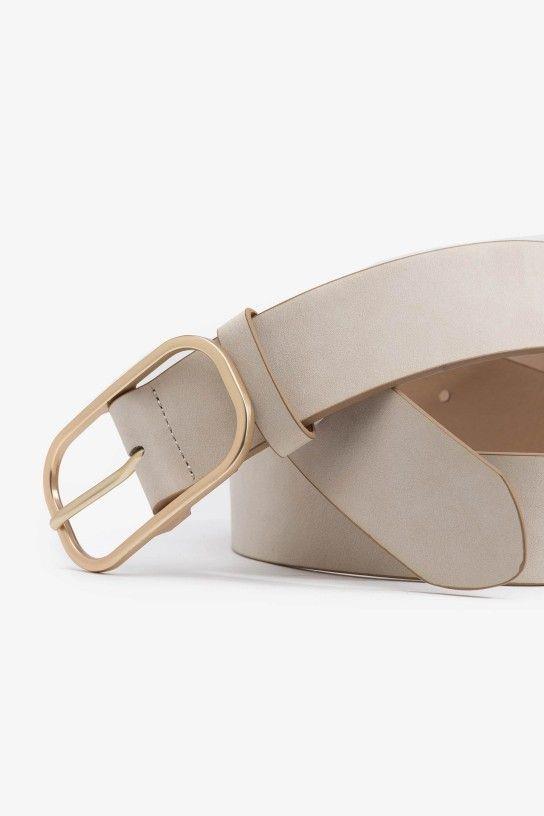CINTURON EDNA BEIGE