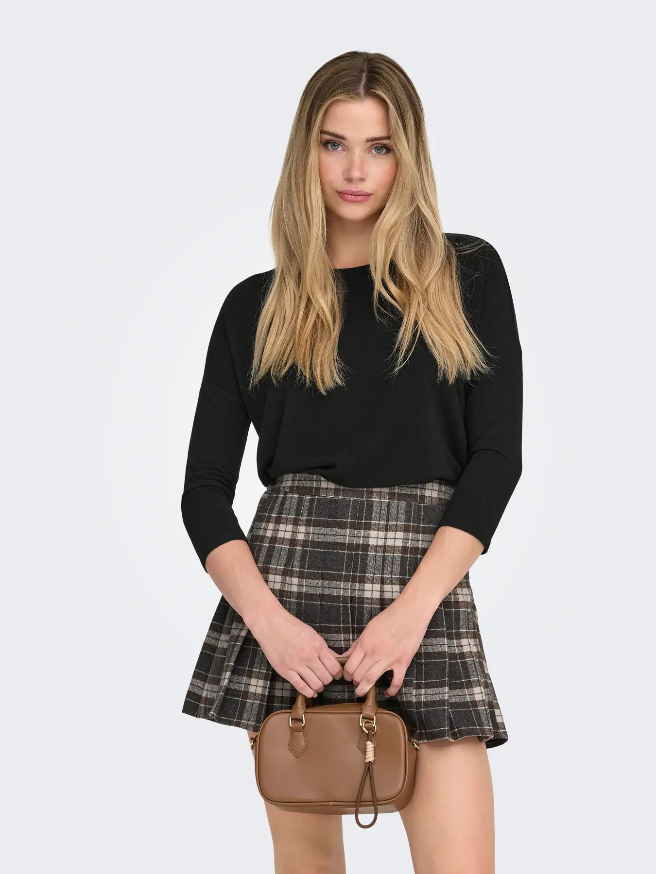 Camiseta Only Onlglamour 3/4 negro