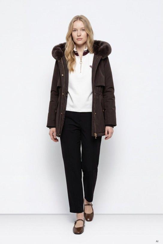 Parka Tiffosi Siren chocolate