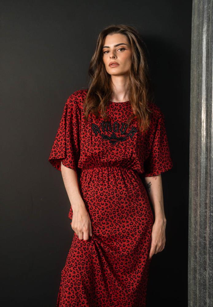 Vestido Animosa animal print Amour