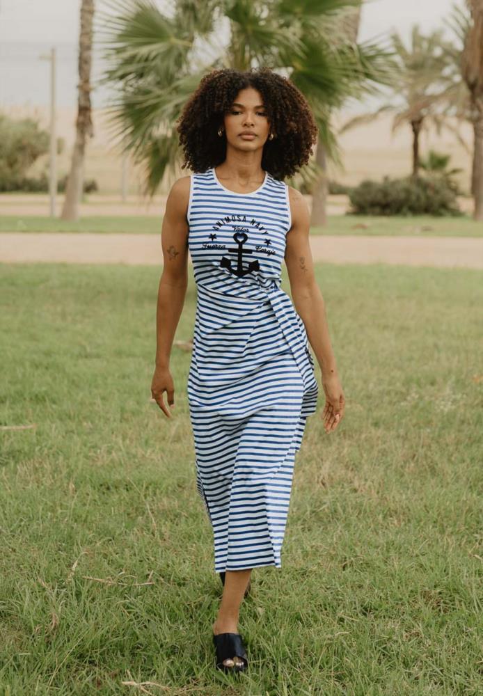 Vestido Animosa Ancla navy