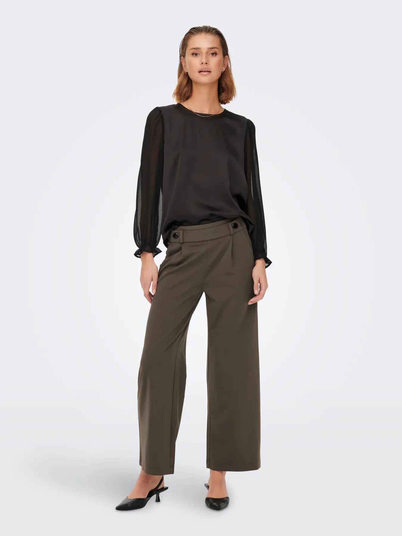 Pantalón JDY Geggo marrón 