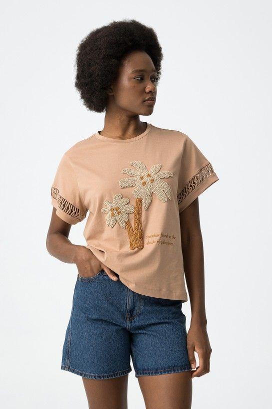 CAMISETA CHANI CAMEL