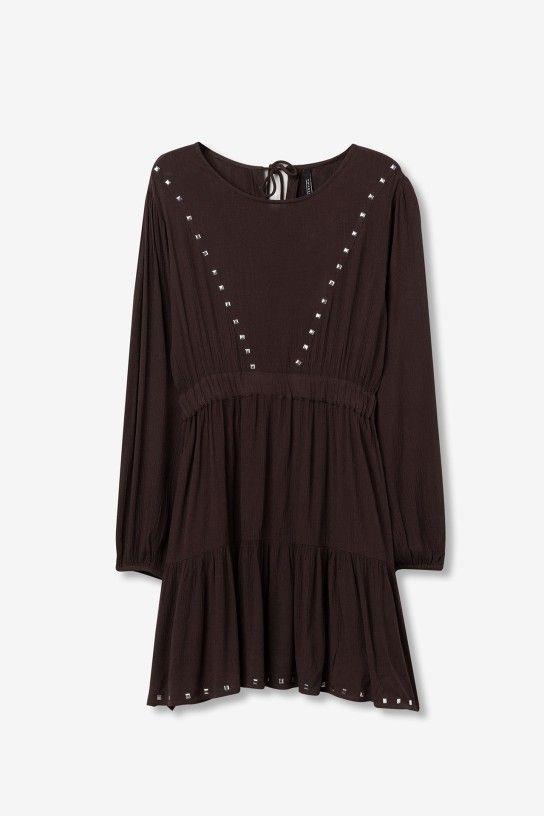 Vestido Tiffosi Milu marron