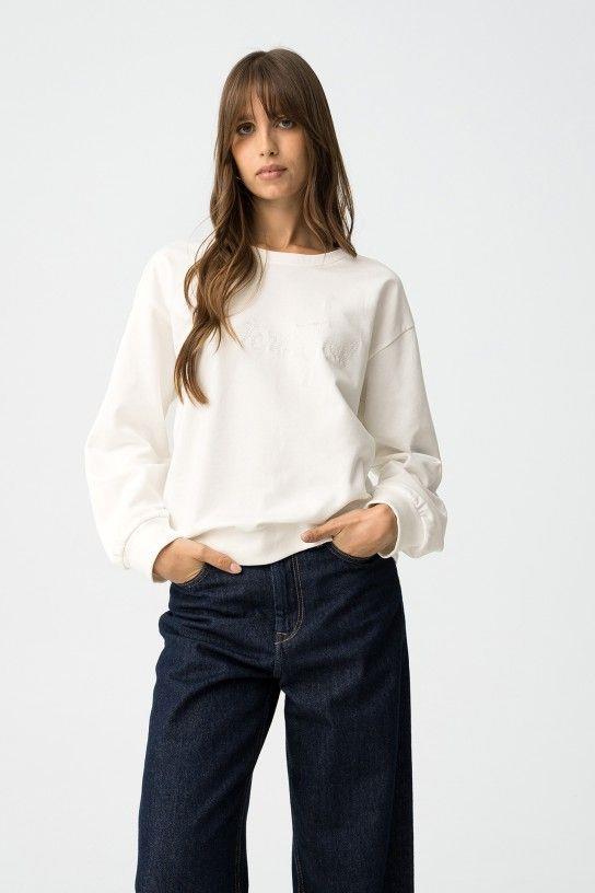 Sudadera Tiffosi Wester blanco